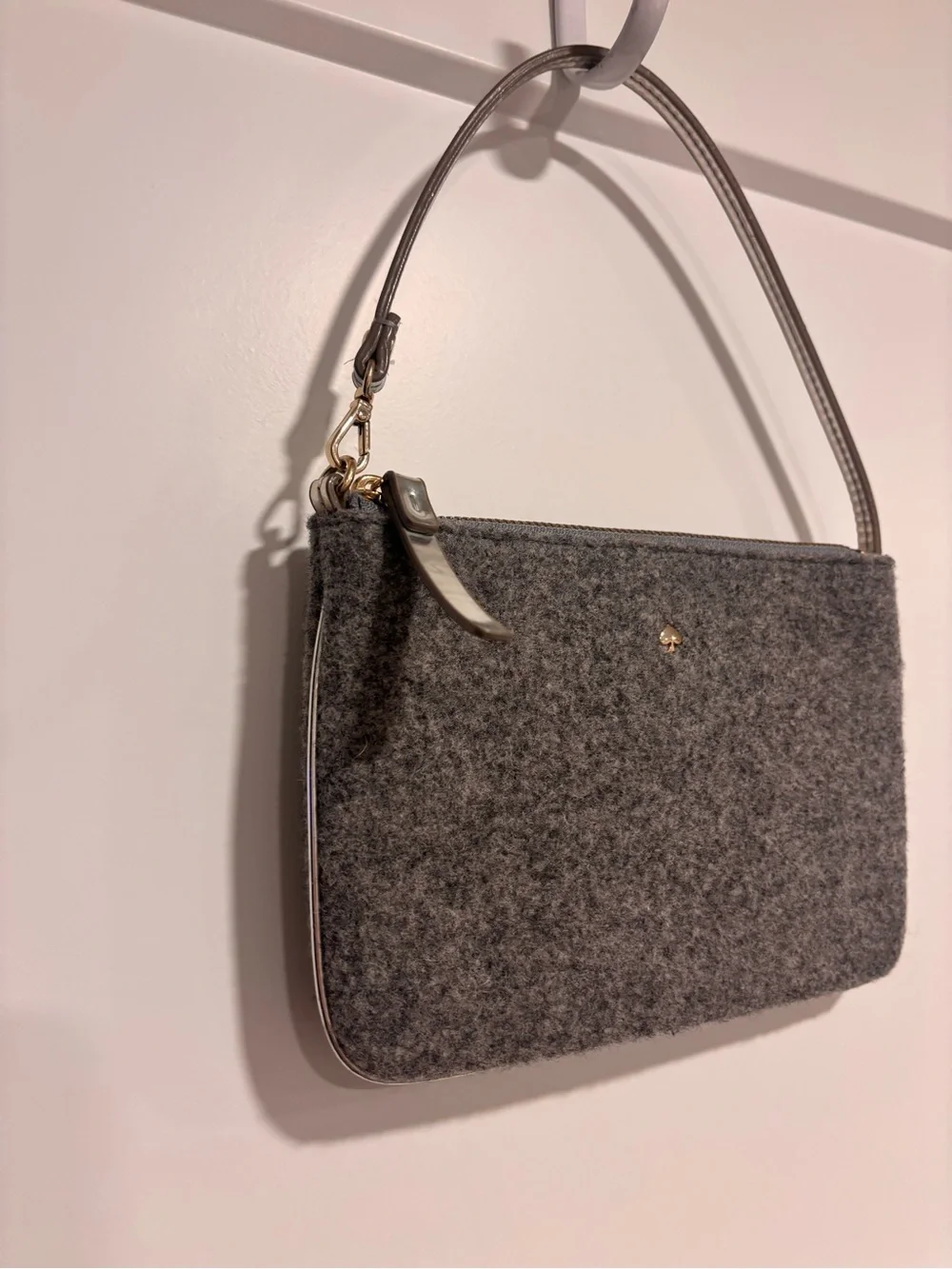 Wool Kate Spade wristlet purse